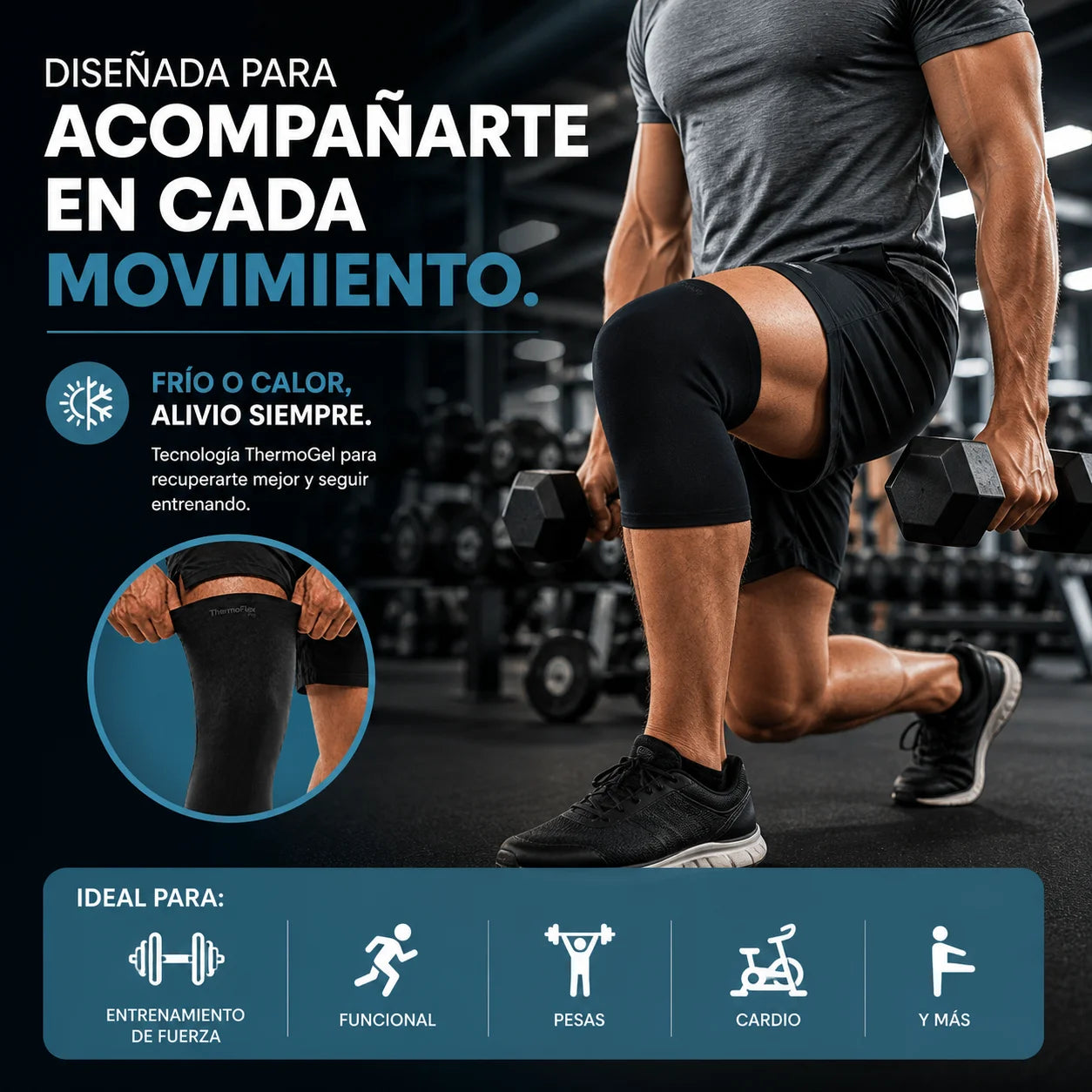 Rodillera Frío - Calor ThermoFlex Pro